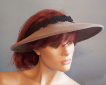 Ad-Visor in Velour Felt $175. Call the studio for color selection