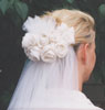 Kelly All hand sculpted & sewn Silk Organza Roses