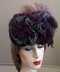 Kelly's Cocktails - Silk Taffeta  and feathers