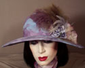 Victorian Sinamay & Silk Chiffon
